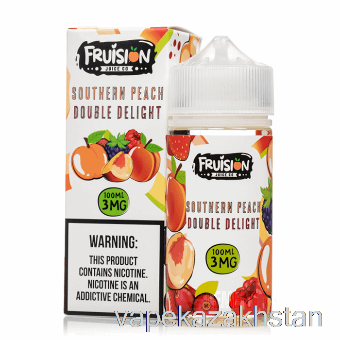 Vape Smoke Southern Peach Double Delight - Fruision Juice Co - 100mL 3mg